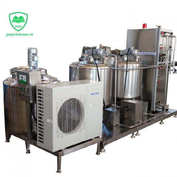 Dây chuyền sản xuất sữa chua, nước trái cây tự động hóa chất lượng tốt